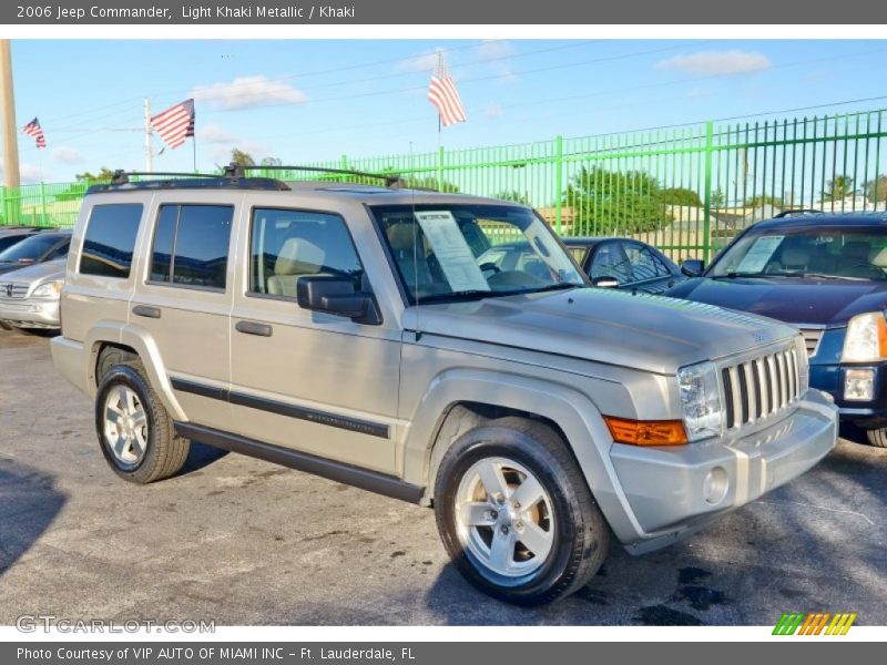 Light Khaki Metallic / Khaki 2006 Jeep Commander