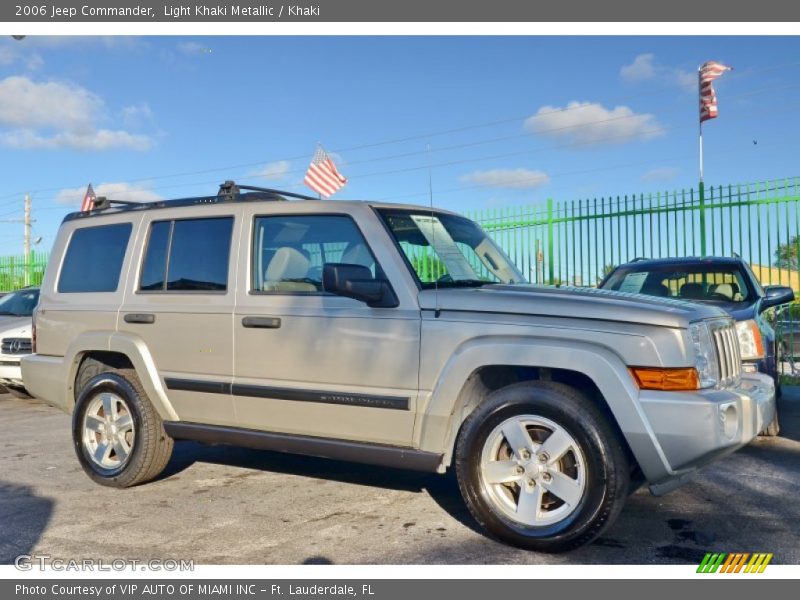 Light Khaki Metallic / Khaki 2006 Jeep Commander