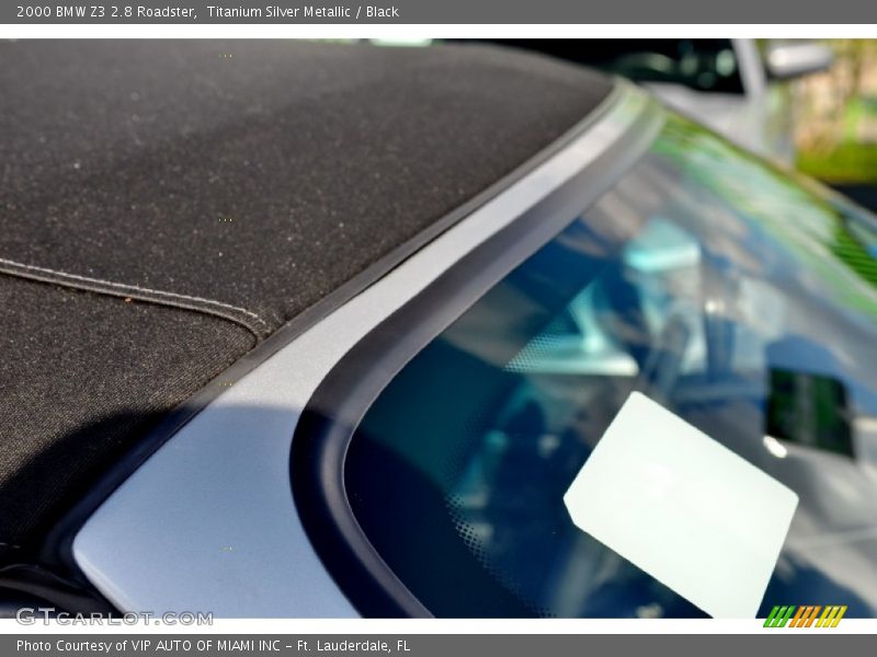 Titanium Silver Metallic / Black 2000 BMW Z3 2.8 Roadster