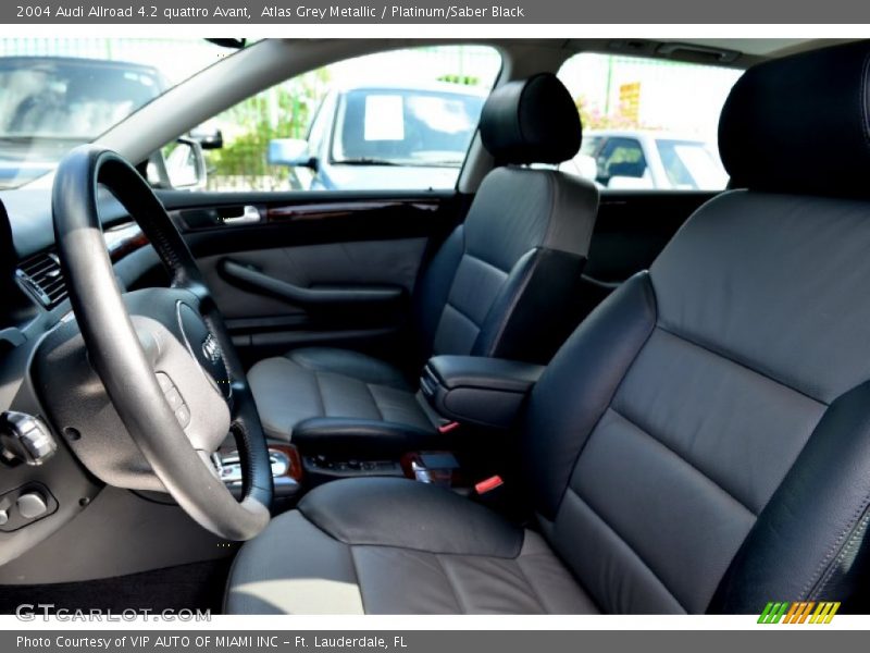 Atlas Grey Metallic / Platinum/Saber Black 2004 Audi Allroad 4.2 quattro Avant