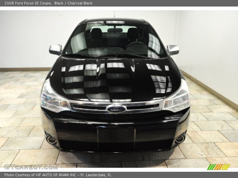 Black / Charcoal Black 2008 Ford Focus SE Coupe