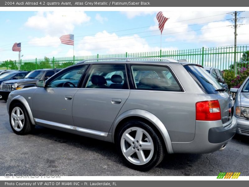 Atlas Grey Metallic / Platinum/Saber Black 2004 Audi Allroad 4.2 quattro Avant