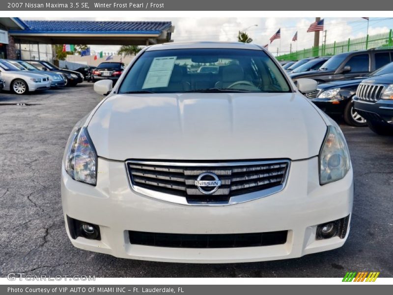 Winter Frost Pearl / Frost 2007 Nissan Maxima 3.5 SE