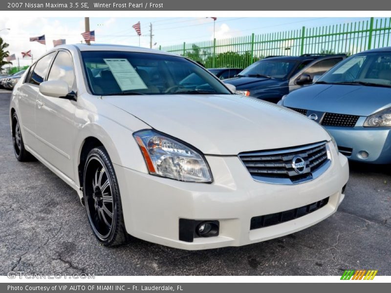 Winter Frost Pearl / Frost 2007 Nissan Maxima 3.5 SE