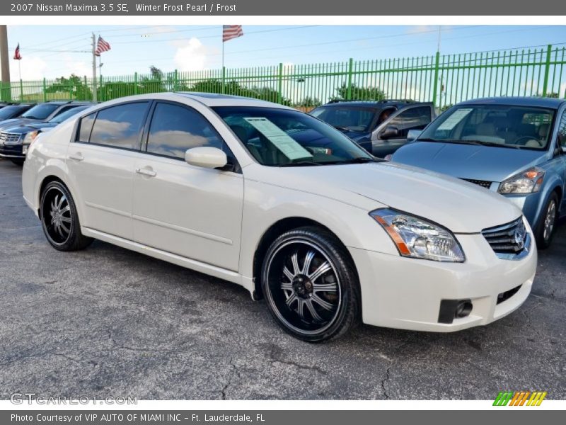 Winter Frost Pearl / Frost 2007 Nissan Maxima 3.5 SE