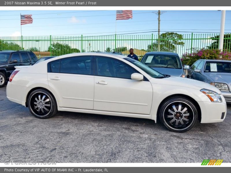 Winter Frost Pearl / Frost 2007 Nissan Maxima 3.5 SE