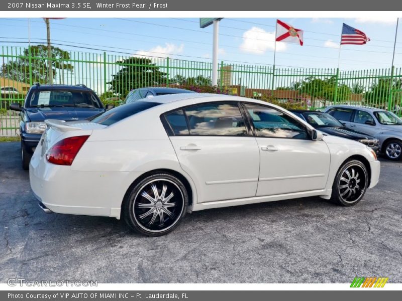Winter Frost Pearl / Frost 2007 Nissan Maxima 3.5 SE