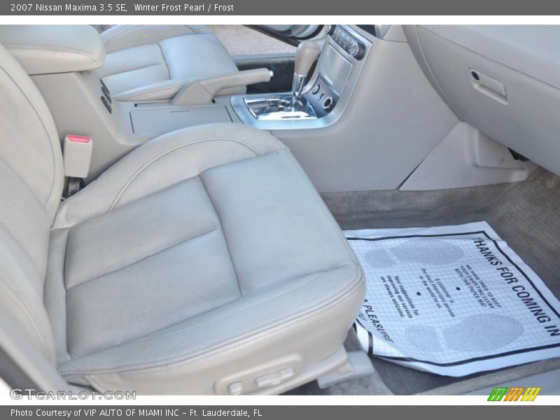 Winter Frost Pearl / Frost 2007 Nissan Maxima 3.5 SE