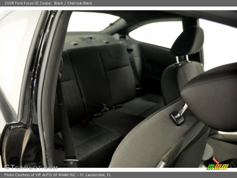 Black / Charcoal Black 2008 Ford Focus SE Coupe