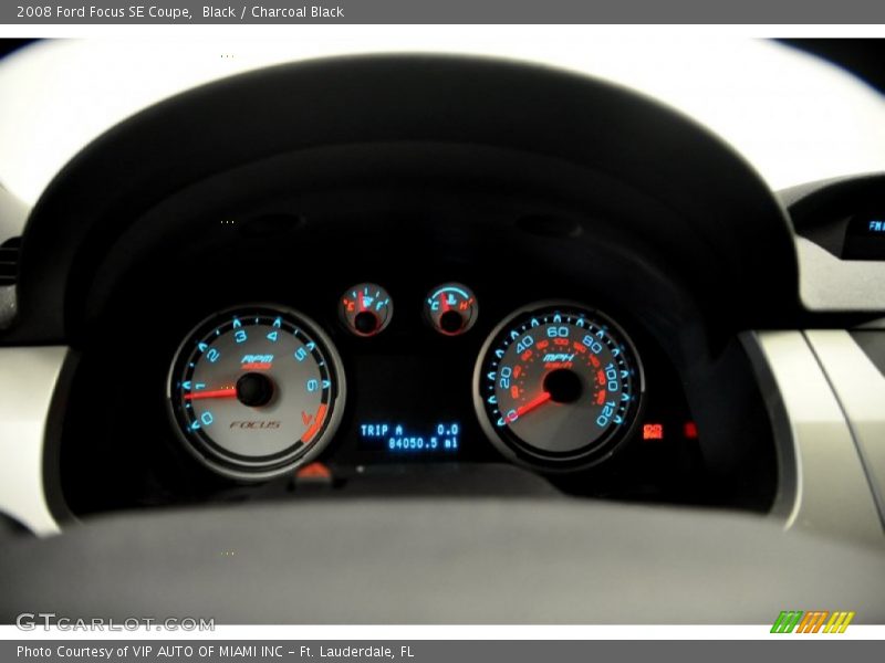 Black / Charcoal Black 2008 Ford Focus SE Coupe