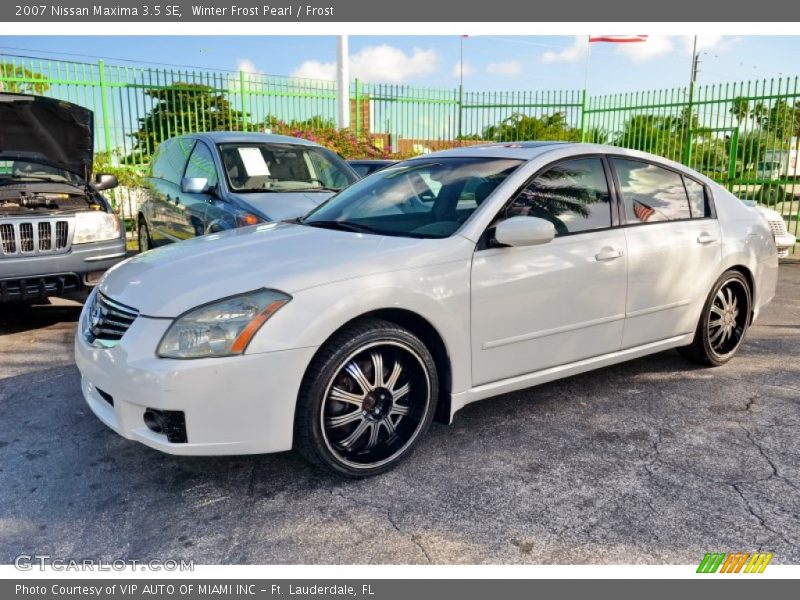 Winter Frost Pearl / Frost 2007 Nissan Maxima 3.5 SE