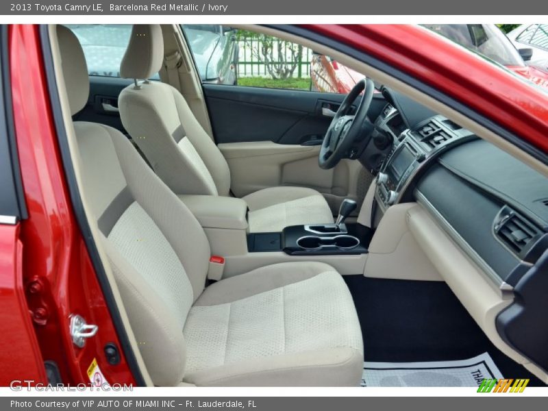 Barcelona Red Metallic / Ivory 2013 Toyota Camry LE