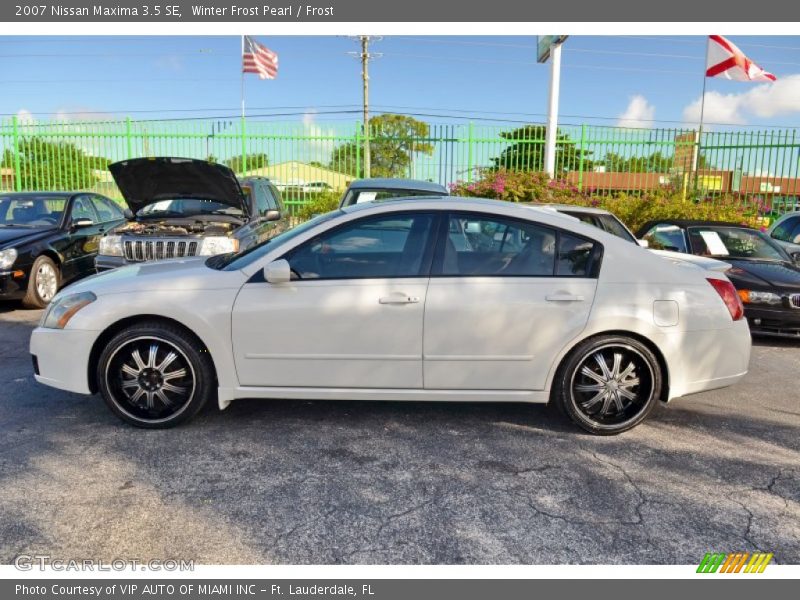 Winter Frost Pearl / Frost 2007 Nissan Maxima 3.5 SE
