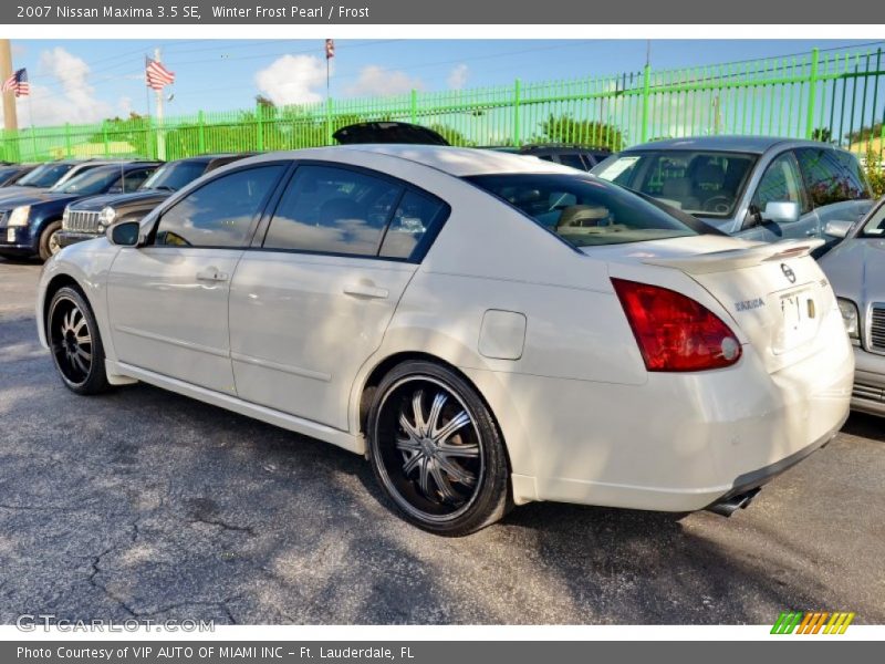 Winter Frost Pearl / Frost 2007 Nissan Maxima 3.5 SE