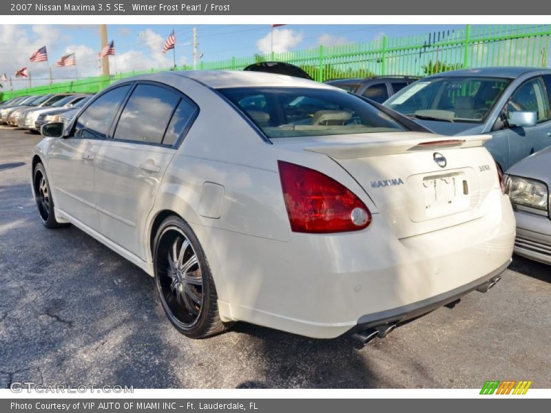 Winter Frost Pearl / Frost 2007 Nissan Maxima 3.5 SE