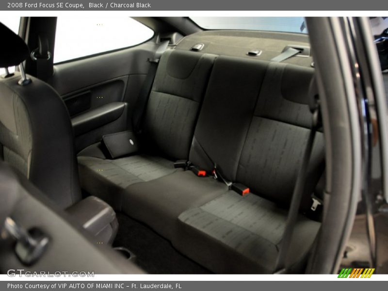 Black / Charcoal Black 2008 Ford Focus SE Coupe