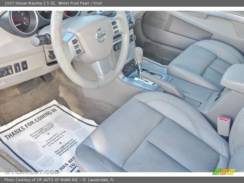 Winter Frost Pearl / Frost 2007 Nissan Maxima 3.5 SE