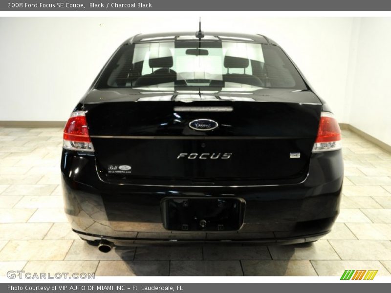 Black / Charcoal Black 2008 Ford Focus SE Coupe