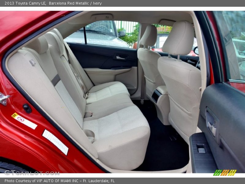 Barcelona Red Metallic / Ivory 2013 Toyota Camry LE