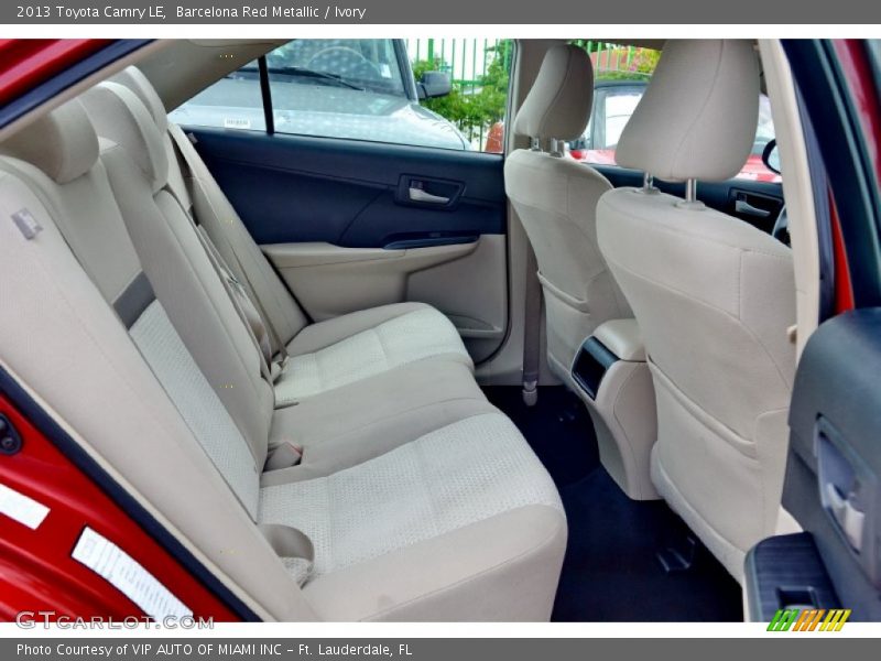 Barcelona Red Metallic / Ivory 2013 Toyota Camry LE
