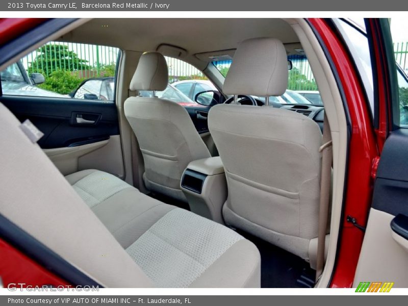 Barcelona Red Metallic / Ivory 2013 Toyota Camry LE