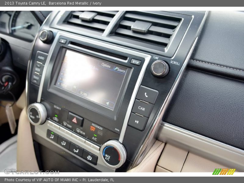 Barcelona Red Metallic / Ivory 2013 Toyota Camry LE