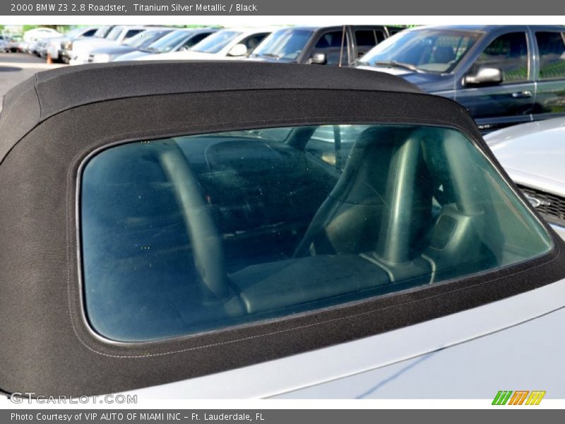 Titanium Silver Metallic / Black 2000 BMW Z3 2.8 Roadster