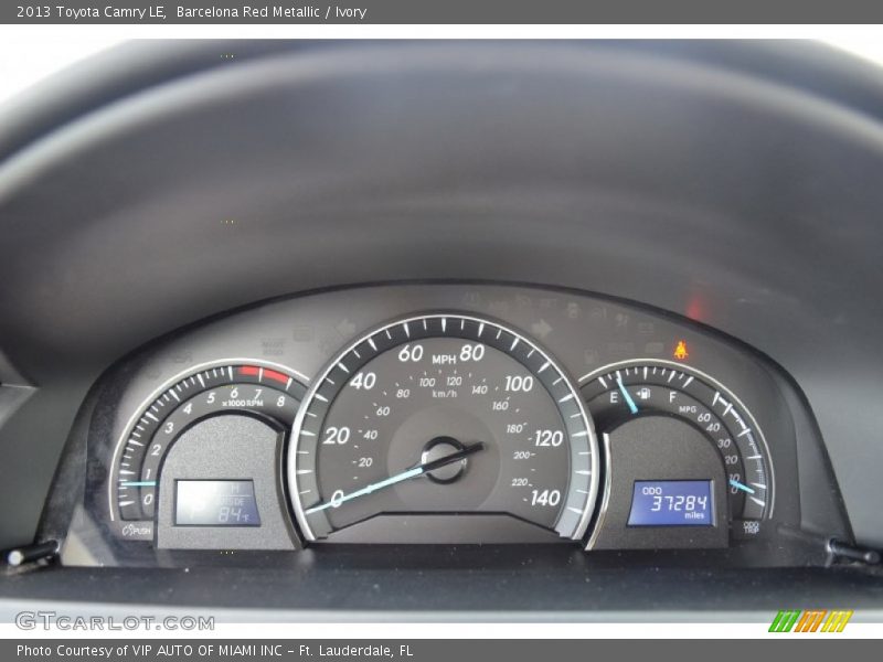 Barcelona Red Metallic / Ivory 2013 Toyota Camry LE