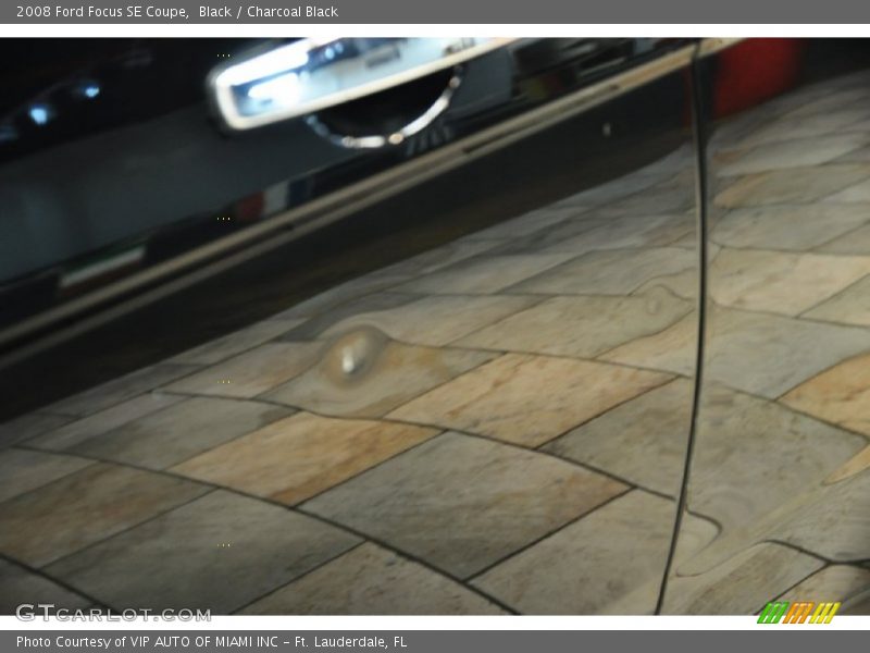 Black / Charcoal Black 2008 Ford Focus SE Coupe