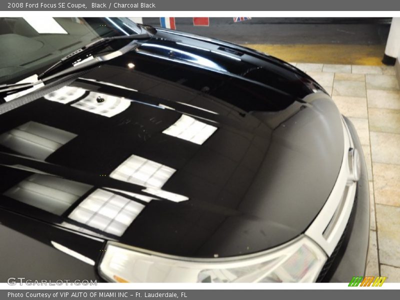 Black / Charcoal Black 2008 Ford Focus SE Coupe