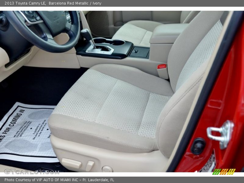 Barcelona Red Metallic / Ivory 2013 Toyota Camry LE
