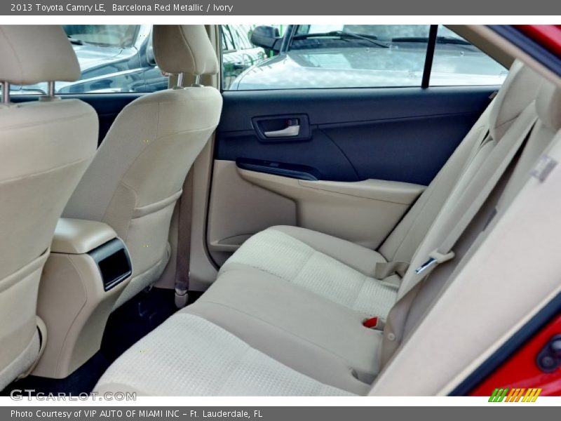 Barcelona Red Metallic / Ivory 2013 Toyota Camry LE