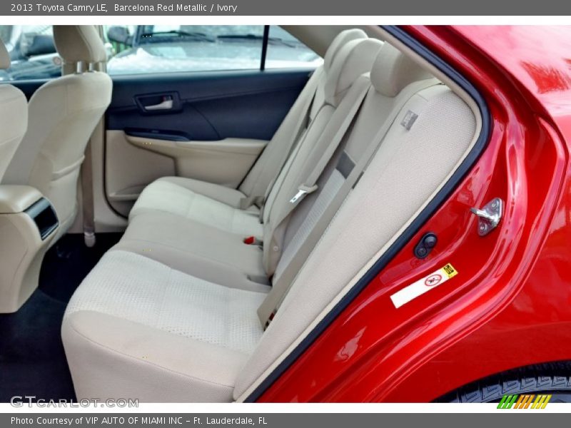 Barcelona Red Metallic / Ivory 2013 Toyota Camry LE