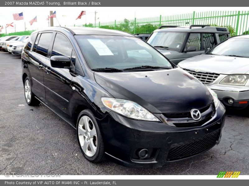 Brilliant Black / Black 2007 Mazda MAZDA5 Touring