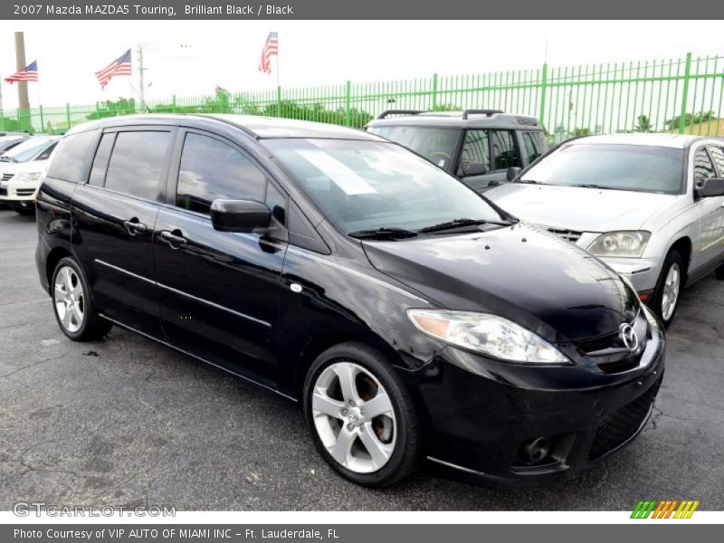 Brilliant Black / Black 2007 Mazda MAZDA5 Touring