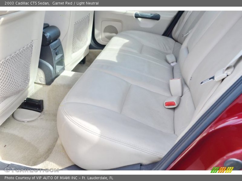 Garnet Red / Light Neutral 2003 Cadillac CTS Sedan