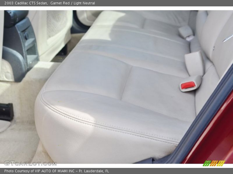 Garnet Red / Light Neutral 2003 Cadillac CTS Sedan