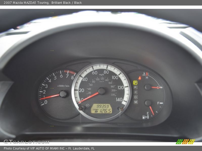 Brilliant Black / Black 2007 Mazda MAZDA5 Touring