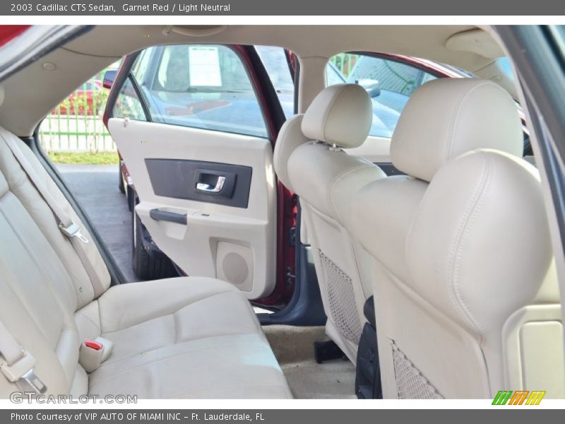 Garnet Red / Light Neutral 2003 Cadillac CTS Sedan