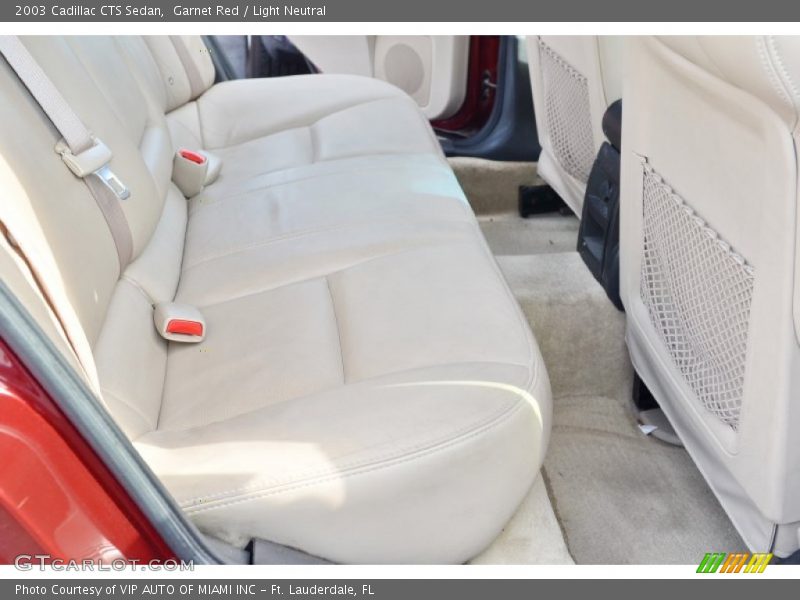 Garnet Red / Light Neutral 2003 Cadillac CTS Sedan