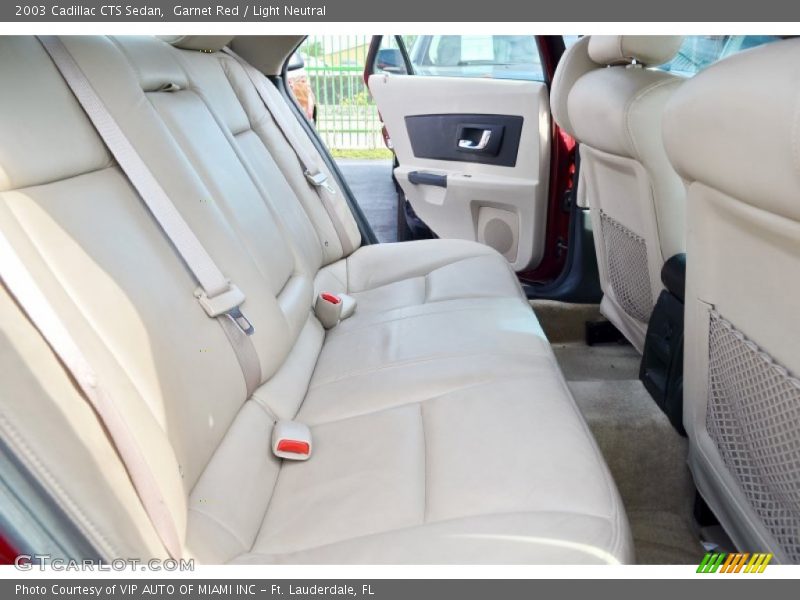 Garnet Red / Light Neutral 2003 Cadillac CTS Sedan