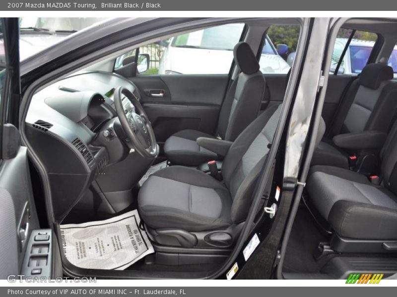 Brilliant Black / Black 2007 Mazda MAZDA5 Touring