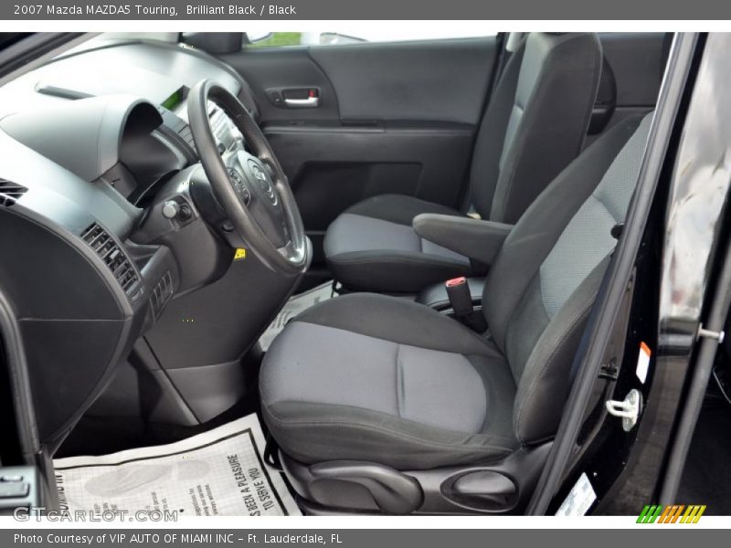 Brilliant Black / Black 2007 Mazda MAZDA5 Touring