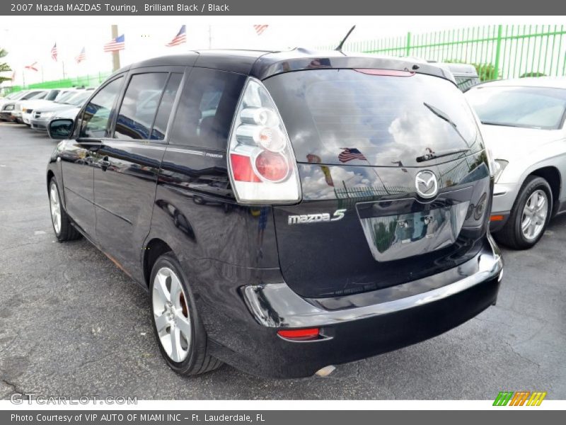 Brilliant Black / Black 2007 Mazda MAZDA5 Touring