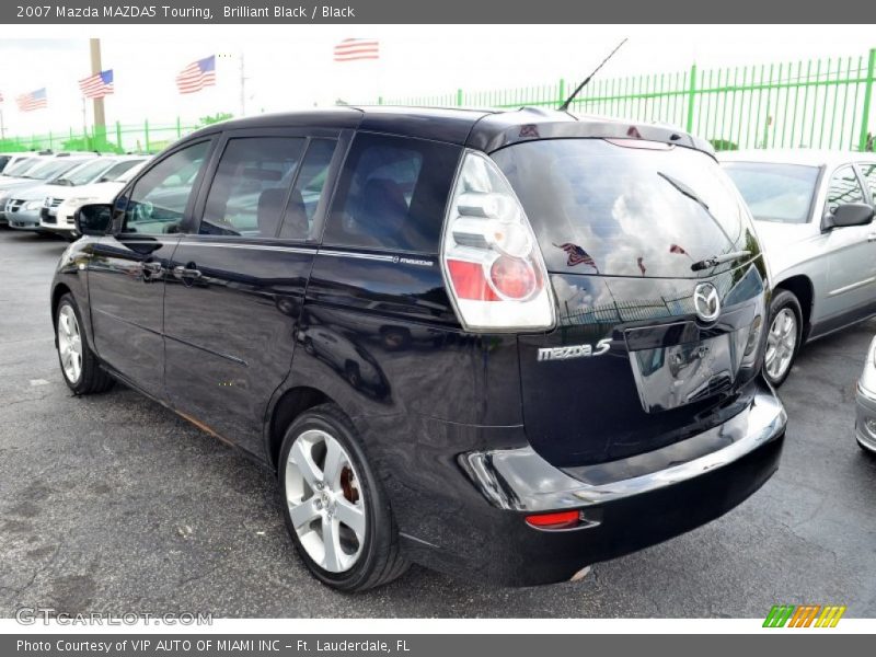 Brilliant Black / Black 2007 Mazda MAZDA5 Touring