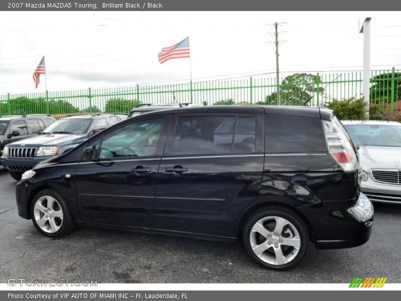 Brilliant Black / Black 2007 Mazda MAZDA5 Touring