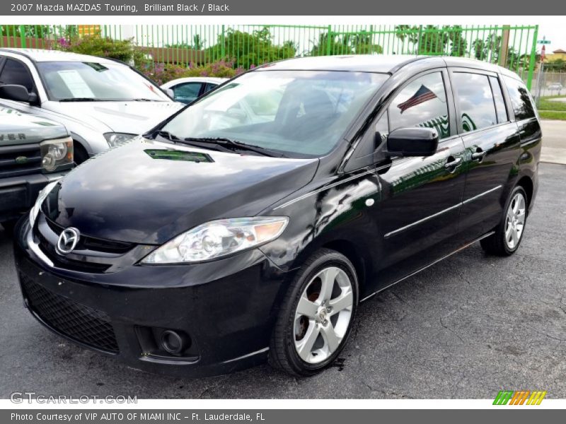 Brilliant Black / Black 2007 Mazda MAZDA5 Touring
