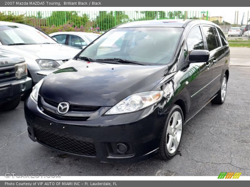 Brilliant Black / Black 2007 Mazda MAZDA5 Touring