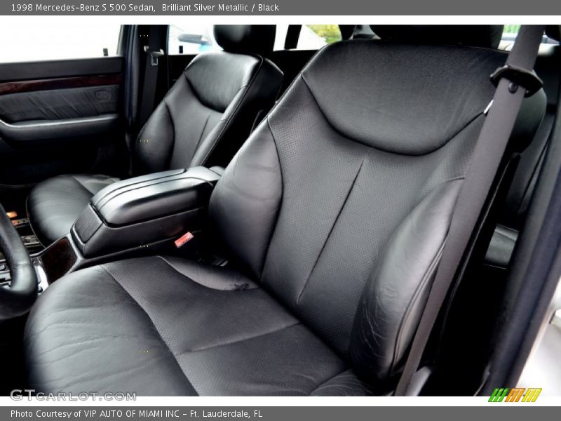 Brilliant Silver Metallic / Black 1998 Mercedes-Benz S 500 Sedan