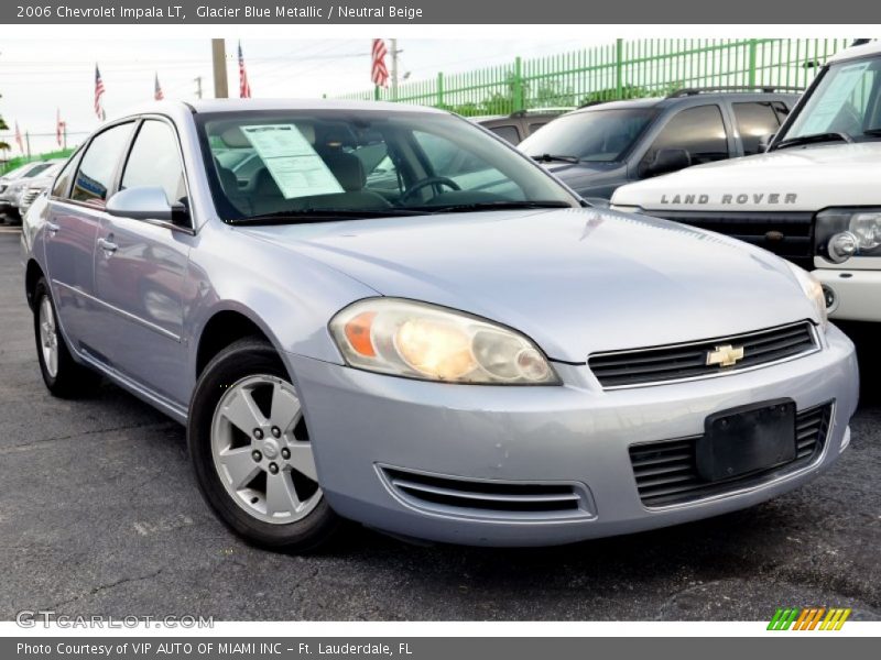 Glacier Blue Metallic / Neutral Beige 2006 Chevrolet Impala LT